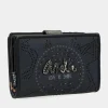Anekke Studio Navy Blue Small Rfid Wallet Best Sale