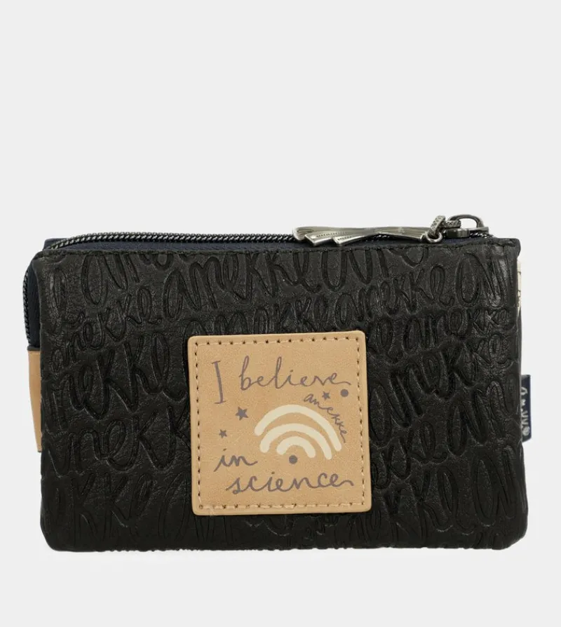 Anekke Studio Navy Blue Triple Coin Purse Discount