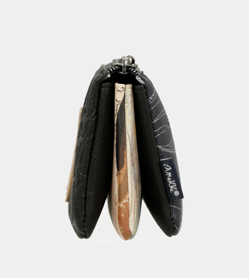 Anekke Studio Navy Blue Triple Coin Purse Discount