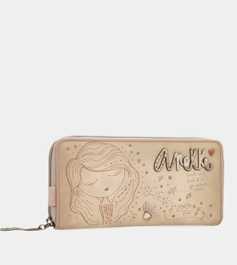 Anekke Studio Nude Extra-Large Rfid Wallet Shop