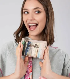 Anekke Studio Nude Flexible Rfid Wallet New