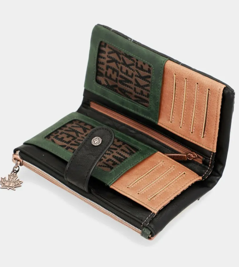 Anekke The Forest Large Flexible Material Wallet Hot