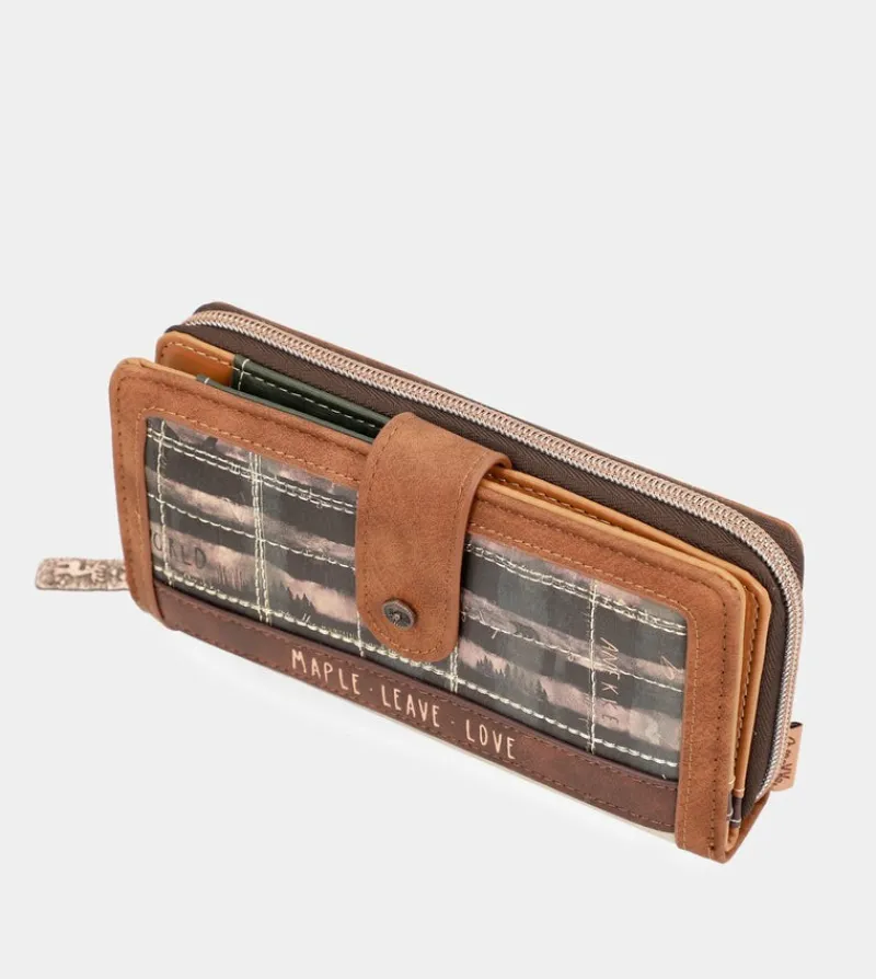 Anekke The Forest Large Printed Wallet Fashion