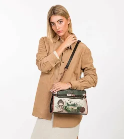 Anekke The Forest Shoulder Bag With Metallic Appliques Best Sale