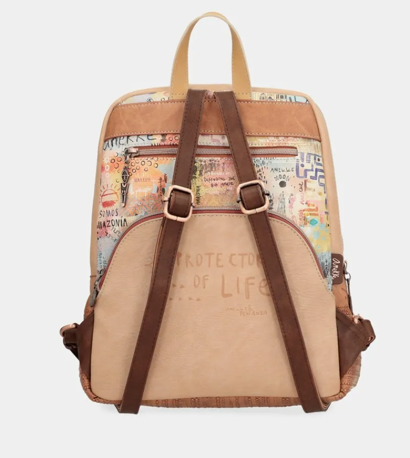 Anekke Tribe Back Pocket Messenger Bag New