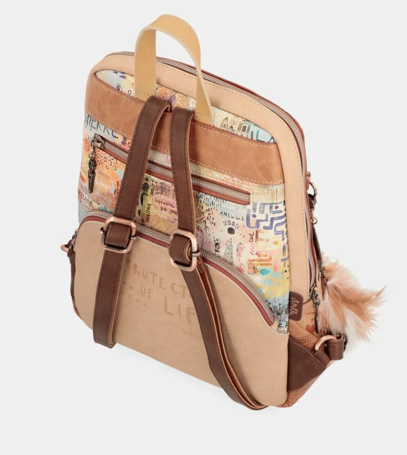 Anekke Tribe Back Pocket Messenger Bag New