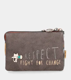 Anekke Triple Compartment Coin Purse Voice Best Sale