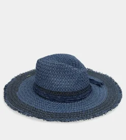 Anekke Two-Tone Raffia Hat Flash Sale