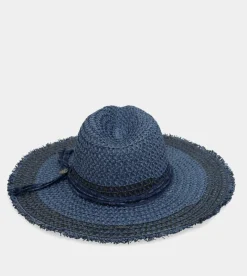 Anekke Two-Tone Raffia Hat Flash Sale