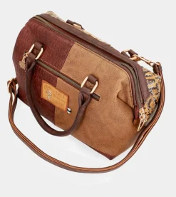 Anekke Urban Brown Logo Bowling Bag Online