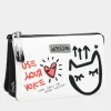 Anekke White Triple Compartment Purse Energy Store