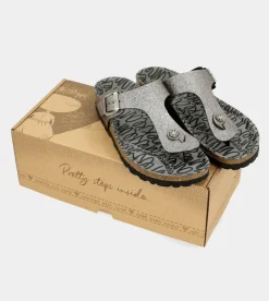Anekke Women'S Silver Bio Sandals Clearance